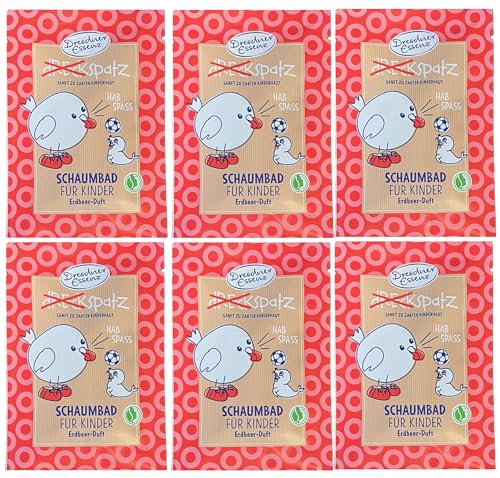 6er Pack Dresdner Essenz Dreckspatz Schaumbad Hab Spaß Edbeer Duft 6 x 40ml