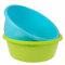 SIDCO Schüssel 2 x groß Kunststoff Küchenschüssel Spülschüssel Salat Rührschüssel 39cm
