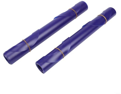 Trayneel Trineo de nieve plegable de plástico para niños y adultos, portátil, enrollable, deslizador de nieve para trineo, 137 a 42 cm, color azul, paquete individual, ligero, diversión de invierno
