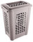 keeeper Wäschebox mit Einwurfschlitz und aufklappbarem Deckel, Luftdurchlässig, 60 l, Per, Grau