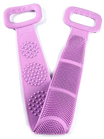 zxb-shop Body Beauty Handtuch Badehandwäscher Badetuch Bad Gürtel Körper Peeling Massage Für Duschkörper Reinigung Badezimmer Duschband Silikon Peeling Badetuch/Handtuch (Color : K)