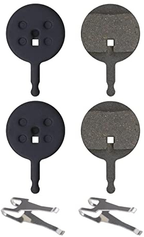 ECSiNG 2 Pairs of Resin Semi Metallic Bike Disc Brake Pads Compatible with Promax DSK-310 710 715 717 720 913 4mm Thickness Mountain Road Bike Cycling Bicycle MTB Disc Brake Pad