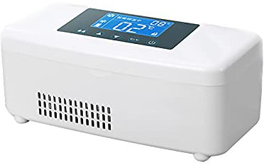 Frigoríficos Mini enfriador de insulina Caja refrigerada, Refrigerador de medicamentos, para automóvil, Viajes, Hogar, Refrigerador de insulina portátil, Refrigerador de temperatura constante de