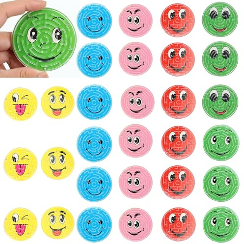 Regalos Cumpleaños Infantil (30 Ud) | Relleno para Piñata | Detalles Invitados | 30 Laberintos