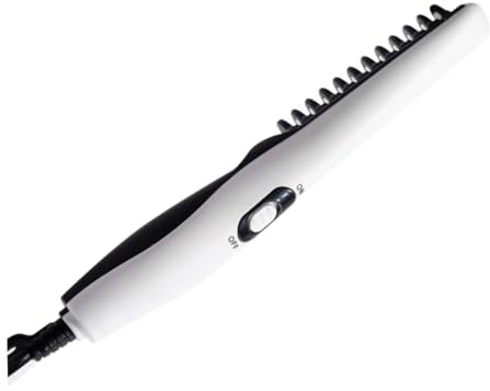 TOVINANNA Elektrischer Bartkamm Haarglättungskamm Tragbarer Gerader Bartkamm Barthaarglätter Für Verschiedene Barttypen Mit Schnellem Aufheizen Und Ionscher Wärmetechnologie