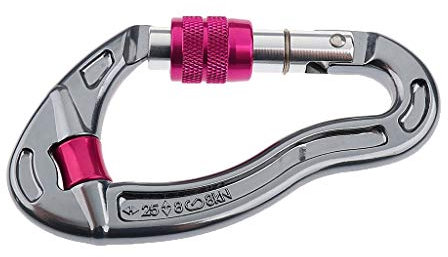 Inzopo 25KN - Mosquetón para escalada de árboles de roca (25 KN)