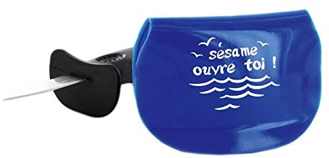 Paris Prix Couteau à Huître & Manique Sesame 16cm Bleu