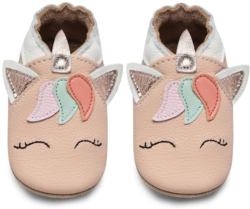 IceUnicorn Chausson Bebe Chausson Cuir Souple Bebe Garçon Fille Premiers Pas Chaussons Bébé