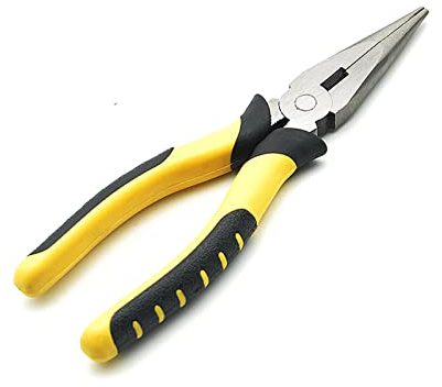 160 mm Spitzzange mit Soft Grip Griffen 6 Universal zange für Schmuck, Modellbau & Werkstatt (160mm Spitzzange)