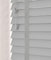 Funky Gadgets Faux Wood Blinds Wooden Grain window Venetian Blind 50mm Horizontal Smooth Slats with Tape White Silver/Grey TRIMMABLE Child Safe (Grey, W114cmxL150cm)