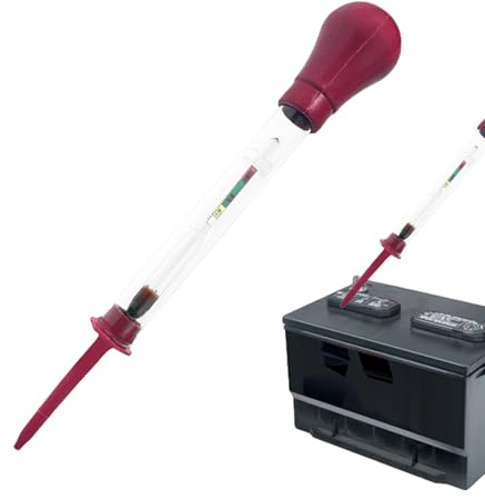 Comprobador De Anticongelante - Medidor De Densidad De Refrigerante De Batería De Coche | Comprobador Profesional De Líquido De Gravedad Específica De Electrolito Para Punto De Congelación