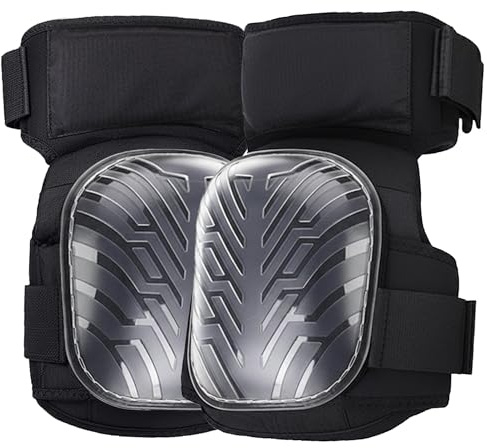 Zidanventures Professional Gel Knee Pads for Work – Heavy Duty Cushion & EVA Foam Padding with Anti-Slip Straps and Easy-Fix Clips for Construction, Flooring, Gardening, and DIY – Fits Men & Women