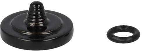 vhbw Auslöseknopf kompatibel mit Rollei LM Mount Kamera - Ergonomischer Ersatzknopf, Metall, Schwarz