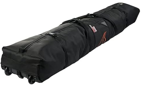 Snowsport Double sac de ski avec roulettes pour 2 paires de skis pour les voyages en avion