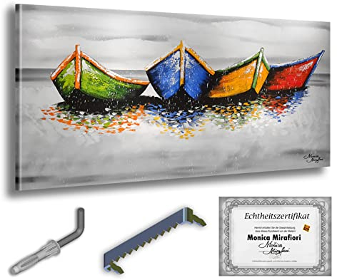 Monica Mirafiori I 100% Pintado a Mano I 100x50 cm I Cuadro pintado a mano I Pintura I Arte moderno