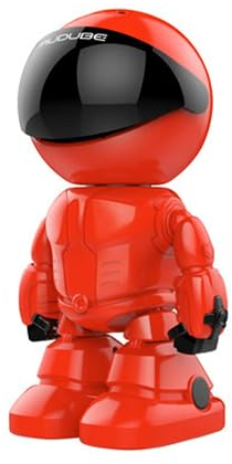 InnovTec Telecamera di sorveglianza robotica intelligente ad alta definizione Wireless WiFi 360° Citofono vocale remoto a casa