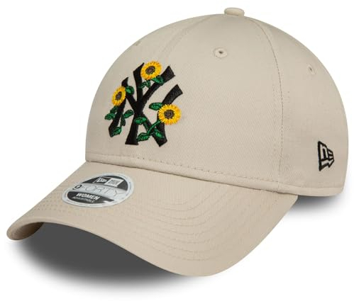 New Era Floral 9Forty Adjustable Damen Cap NY Yankees Beige, Size:OneSize