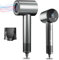 BAMCOO Föhn Fön Haartrockner Ionen Föhn Hair Dryer 1500W HD Display Temperatur Touchscreen Haartrockner ionen haartrockner 4 Temperaturstufen & 3 Geschwindigkeitsstufen (Grey)