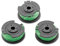 Zubehör 3er-Pack 2.444-017.0 Fadenspule Grün Ø2,0 mm Kompatibel mit Karcher Alle 18-V-Batteriebetrieben Kompatibel mit Akku-Rasentrimmer-Messerschneider