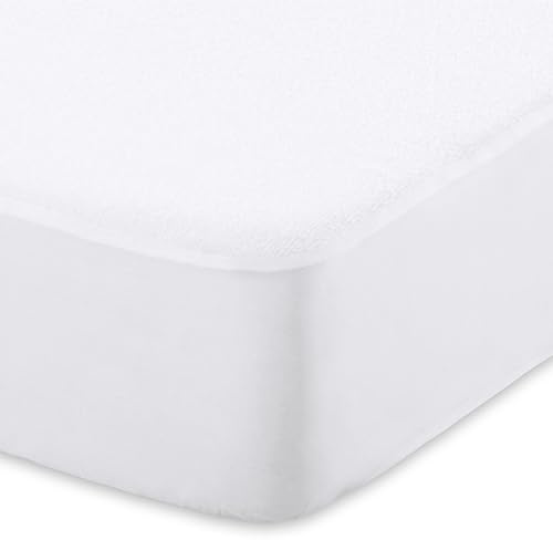 Hipermanta Protector Colchon Rizo. Protector Cama 90 cm Impermeable. Cubre Colchon Ajustable. Protector Microfibra. Hipoalergénico Antiacaros