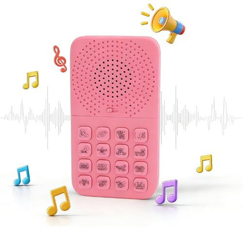 LICAEVEY Macchina per Effetti Sonori, Giocattolo per Fare Scherzi Rumorosi, 16 Suoni Divertenti, Regalo Bavaglio con Telecomando Diviso Ricaricabile per Bambini Adolescenti (Pink)
