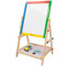 WOOMAX - Pizarra niños Infantil con Caballete,Mide 40x36,5x68 cm, Doble Cara, Incluye tizas, Borrador y Marcador Negro, Pizarras de pie para niños, +3 años (43688)