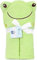 Be Mammy Kapuzenhandtuch Babyhandtuch aus Baumwolle 95cm x 95cm BE20-272-BBL (Grün - Frosch)