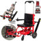 UZOURI Zusammenklappbarer Hochleistungs-Elektrischer Treppensteiger-Wagen Stair Climber, mit Kissen/Rückenkissen, 24-V-Batterie/LCD-Display/13'' großes Hinterrad/Last 363lb