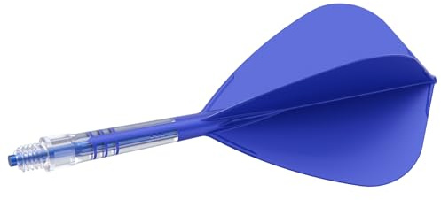 CUESOUL Rost T19 Vuelo y Eje de dardo Integrado de Carbono, Forma de Cometa, Juego de 3