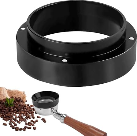 51mm Magnetic Espresso Dosing Funnel - Aluminum Coffee Ring with Portafilter Accessories for Espresso Machine