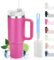 IFJA 40oz Tumbler with Straw and Handle – Premium Insulated Stainless Steel Travel Mug (1.2L) – Leakproof, BPA-Free, Dishwasher Safe – Keeps Drinks Hot 8H / Cold 12H – Bonus Cleaning Brush