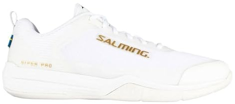 Salming Viper Pro (White/Gold) Women's Indoor Court Shoes (1235060-0740) 7.0