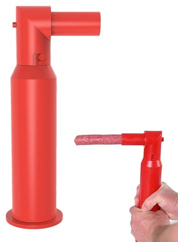 Máquina manual Ka-bob, fácil de presionar asador de barbacoa, pincho de carne creativa, máquina de salchichas hecha a mano para barbacoa, camping y cocina