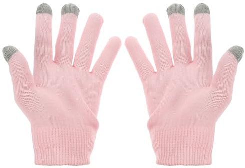 WRITWAA Guantes Hidratantes para Manos de Gel Transpirable, Talla Única, Color Rosa, Guantes Humectantes para Piel Seca y Agrietada, Protección Diaria para Cuidado y Reparación de Manos