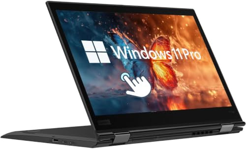 Lenovo ThinkPad X1 Yoga Gen 3, ordinateur portable 2 en 1, écran tactile FHD 14, Intel Core i5-8250U, RAM 16 Go, SSD 256 Go, clavier QWERTY américain, Windows 11 Pro (reconditionné)