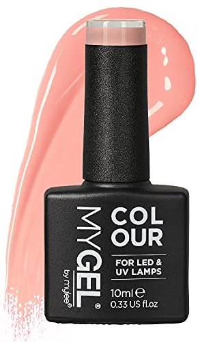 Mylee Gel-Nagellack 10ml [Peach Perfect] - UV/LED, Maniküre, Pediküre, Lang anhaltend, für professionellen Gebrauch im Salon und zu Hause [Yellow/Orange Range] - Vegan und frei von Tierversuchen