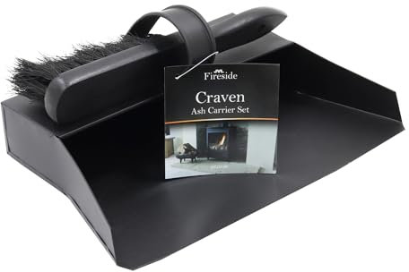 JVL Craven Ash Carrier Set, Black, One Size,11-341