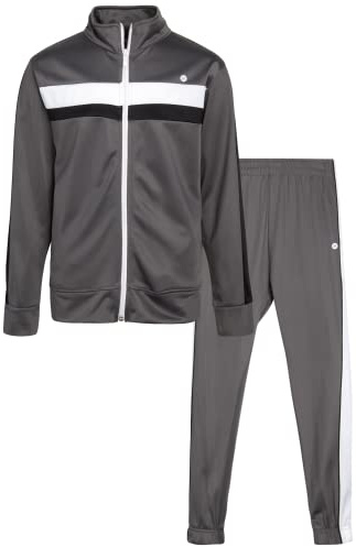 RBX Boys Tracksuit 2 Piece Zip Up Tricot Track Jacket & Jogger Pants 8-12
