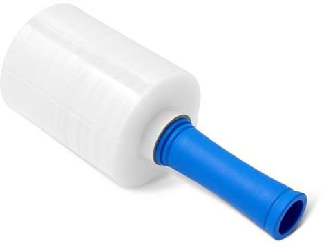 Amazon Basics Rouleau de Film Étirable, 12,7 cm x 304,8 m, 1 Rouleau Avec 1 Poignée, Transparent
