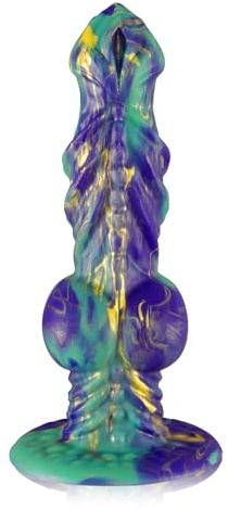 22.5cm Gode Monstre Réaliste Sex Toys Dog Knot,Godemichés Pénis Silicone Fantasy Animal Stimulateur de Point G Ventouse,Gros épais Godemichets Plug Anus Prostate Massager pour Femme Homme Masturbation