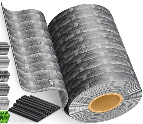 KESSER® Tiras de protección visual de PVC, rollo de protección visual para vallas de doble varilla, opaco, 70 m x 19 cm | 60 clips de fijación | Protección contra el viento resistente a la intemperie