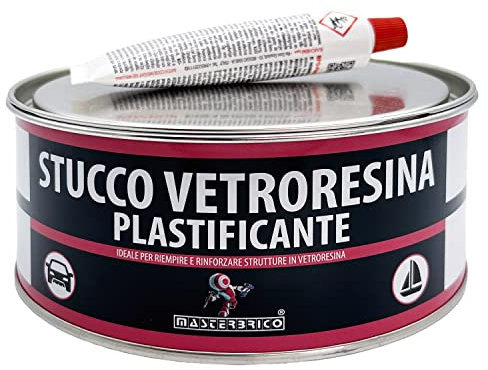 LASAV VETRORESINA di PASTA 750ml STUCCO RESINA