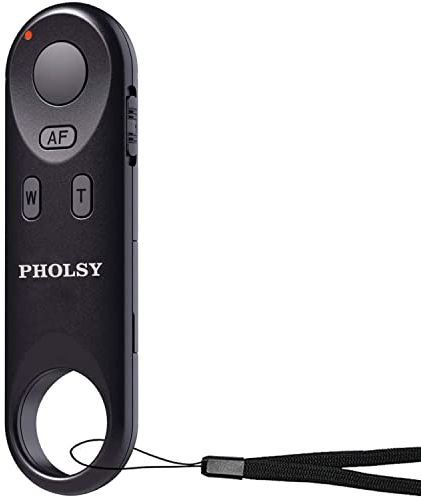 PHOLSY BR-E1 Bluetooth Control Remoto inalámbrico Cámara Mandos a Distancia para Canon R7, R8, R100, R5, R6, 90D, 200D, 200DII, 250D, 6DII, 77D, 800D, 850D, M6II, M50, M50II, M200, G5XII, G7XIII