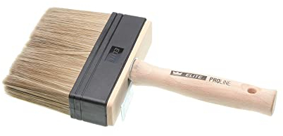 Pinceau à lasure professionnel PROLINE ELITE - 120 mm - Qualité supérieure - 100 % bois certifié FSC - Poils élevés - Durable