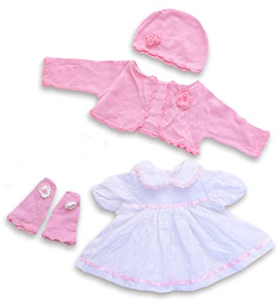ZIYIUI Vestiti per Bambole Reborn 55cm Abitini in Cotone Carina per Bambolotti 50-55 cm 19-22 pollici ragazzo ragazza Abbigliamento per bambole