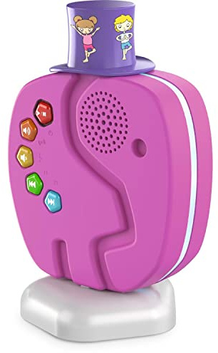 TechniSat TECHNIFANT Lecteur Audio et Haut-Parleur Bluetooth pour Enfants (avec veilleuse, Chapeau jouable avec MP3 et Batterie puissante)