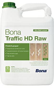 Bona Traffic HD Raw Vitrificateur à 2 composants ultra mat 4,95 l