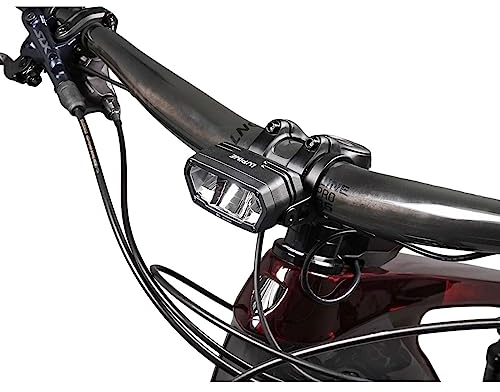Lupine SL MiniMax Bosch BES3 E-Bike Frontlicht StVZO 2100 Lumen + 31,8 mm Halter, Schwarz