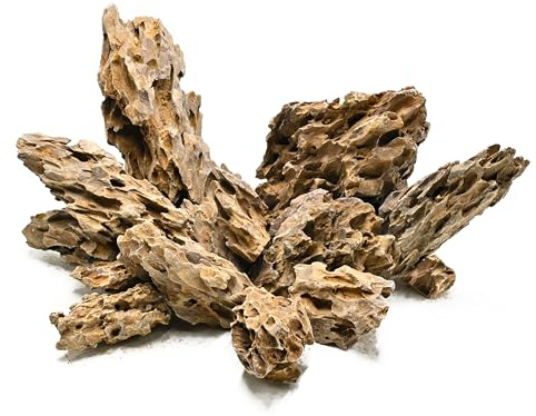 Unocho Pierres d’Aquarium Dragon Stone 2,25kg Pierre Seiryu pour Aquarium Poissons décoration Paysage Aquarium Terrarium Vivarium paludarium Habitat amphibien(5-10cm)