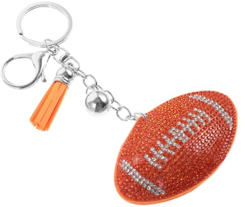 MOBUTOFU Rugby Schlüsselanhänger Mit Glitzerdesign Sport Souvenir Für Fans Dekoration Für Schlüssel Taschen Und Handys Kreatives Für Rugby-enthusiasten
